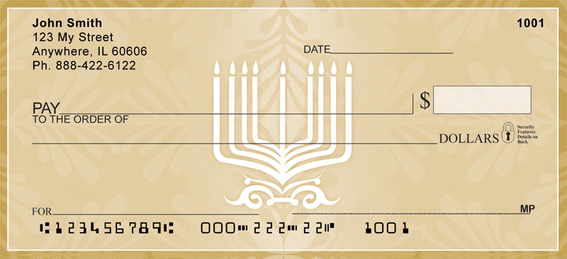 Menorah Personal Checks