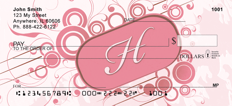 Stylish Monogram H Checks
