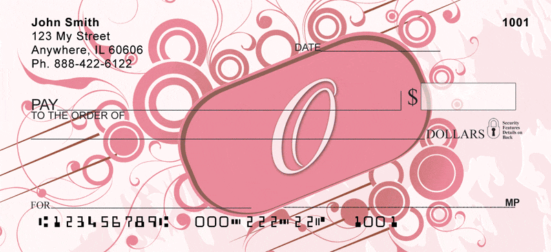 Stylish Monogram O Checks
