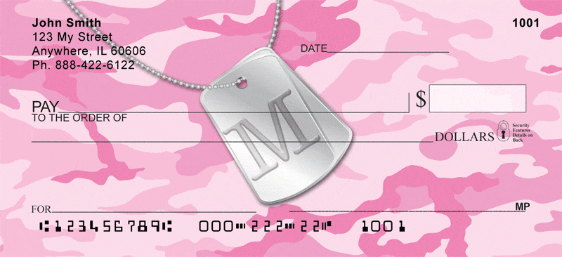 Dog Tag Monogram M Checks