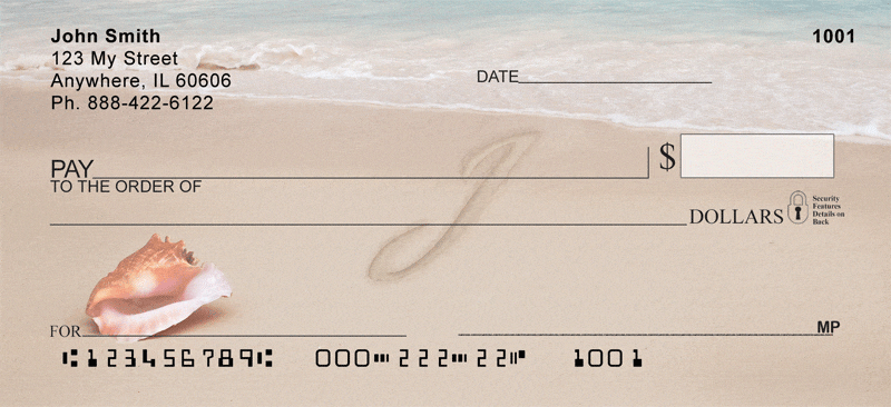 Sand Written Monogram I Checks