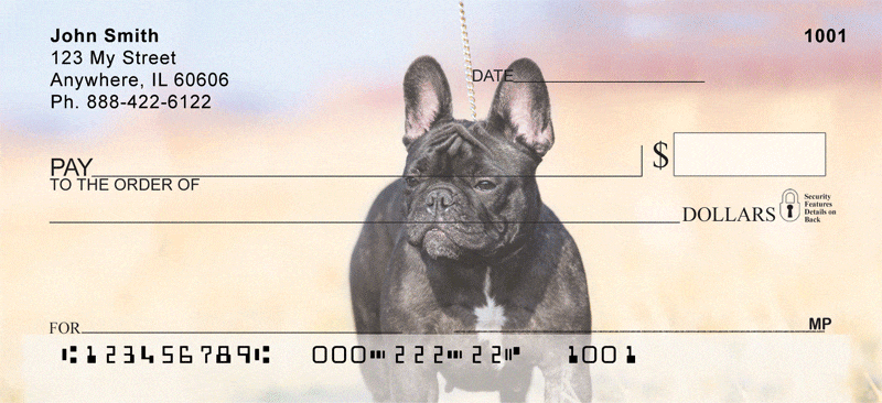 Small Bulldog Personal Checks