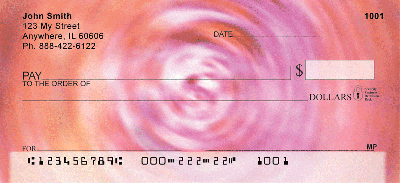 Tie Dye 2 Personal Checks