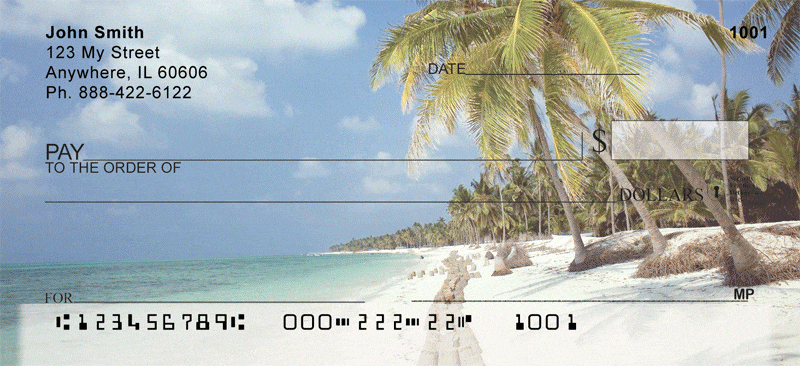 Paradise Awaits Personal Checks