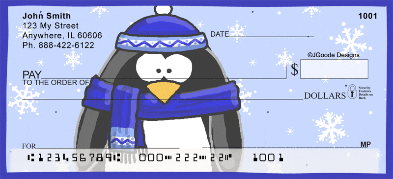 Jen Goodes Penguins Checks
