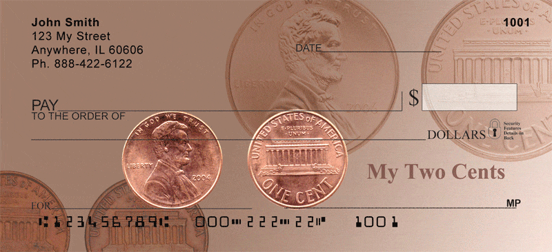 Carousel My Two Cents Checks