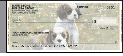 Puppy Tales Side Tear Personal Checks