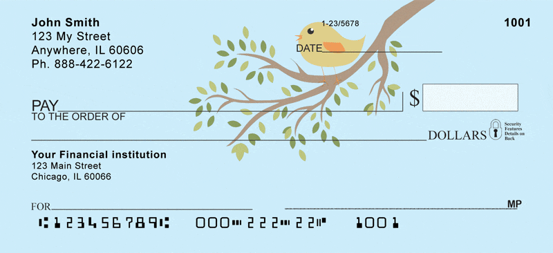 Our Feathered Friends Personal Checks