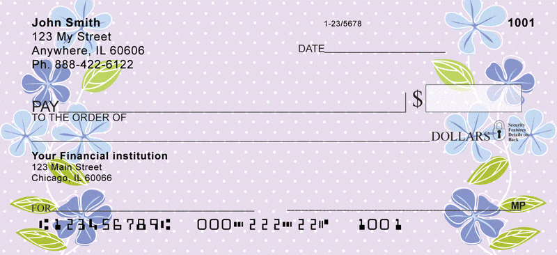 Open Blossoms Checks