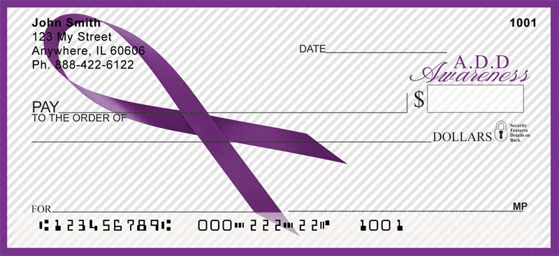 ADD Awareness Ribbon Checks