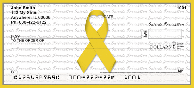 Suicide Prevention Ribbon Checks
