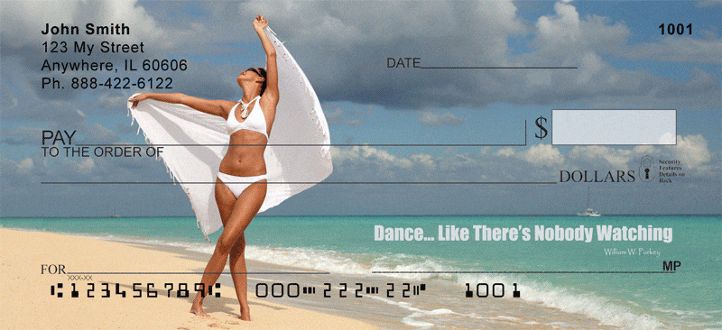 Dance Like No Ones Watching Checks