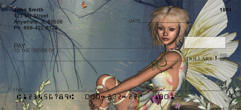 Mystical Garden Fairies Checks