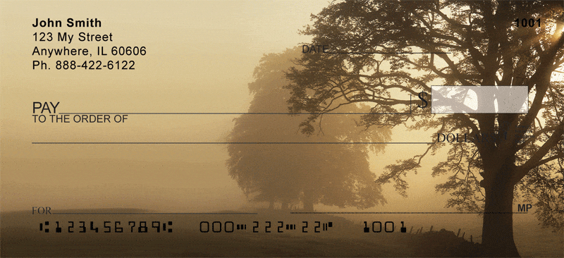 Foggy Riverbank Checks