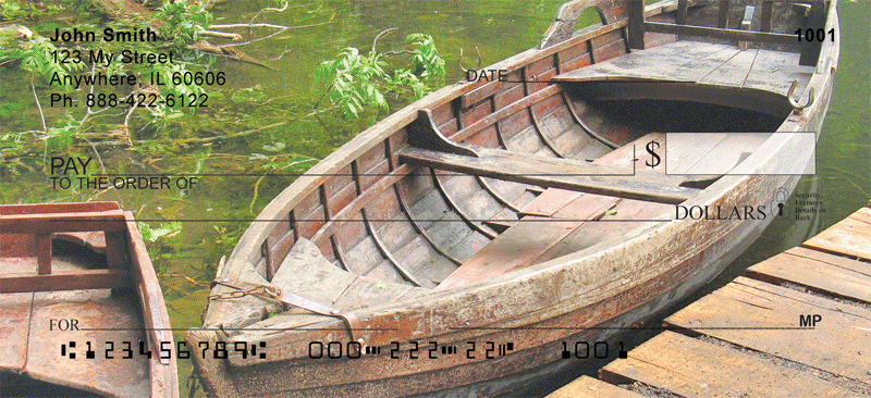 Vintage Fishing Boats Checks