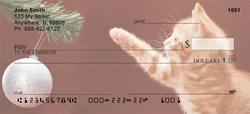 Christmas Cats Checks