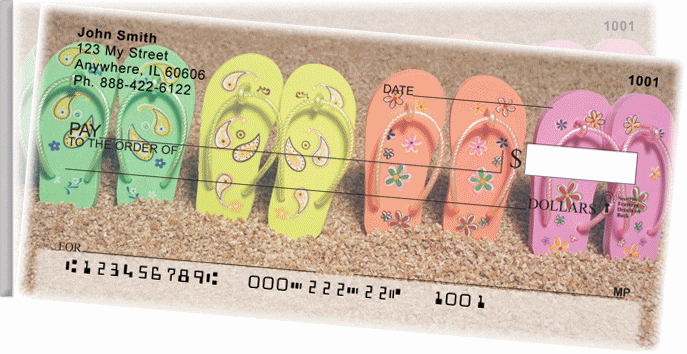 Flip Flop Fun Side Tear Checks
