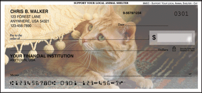 Support Your Local Animal Shelter Cats Checks