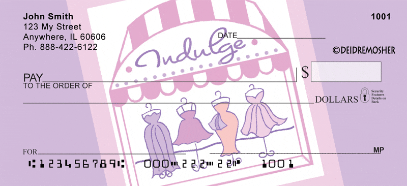 Indulge by Deidre Mosher Checks