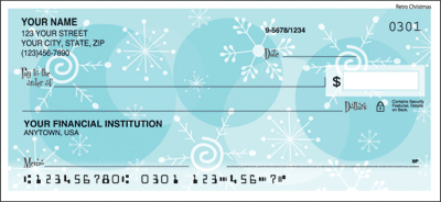 Retro Christmas Checks