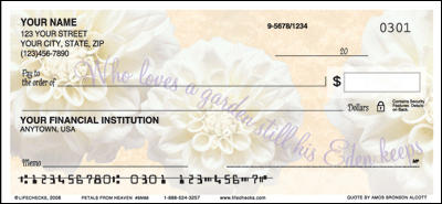 Petals from Heaven Personal Checks