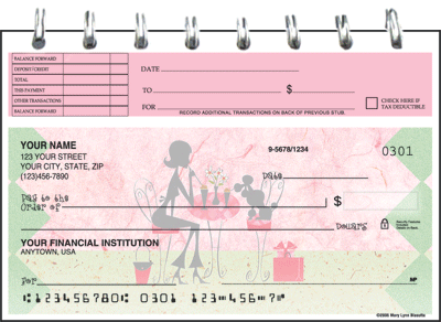 Boutique Top Stub Personal Checks