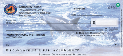 Defenders of Wildlife Dolphins Checks