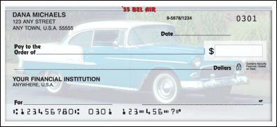 50s Chevy Personal Checks