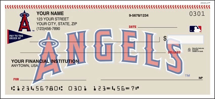 Los Angeles Angels of Anaheim Checks