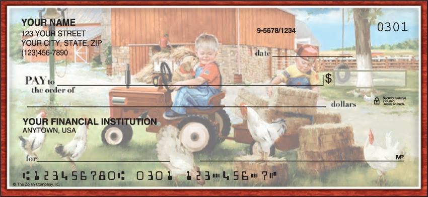 Barnyard Buddies Checks