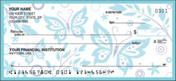 Butterflies Personalized Checks