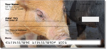 Hog Heaven Personalized Checks