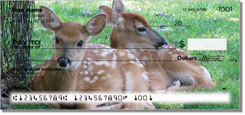 Twin Baby Animal Design Checks