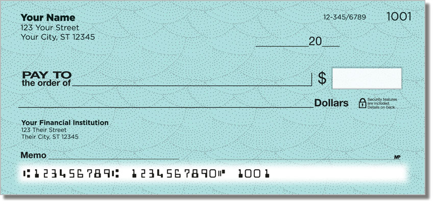 Blue Stipple Checks