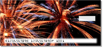 4th of July Fireworks Personalized Checks