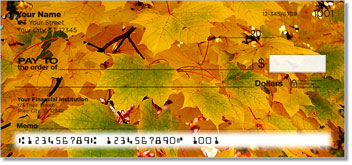 Colors of Fall Personalized Checks