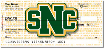 St. Norbert Athletic Personalized Checks