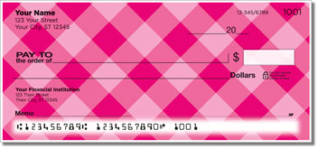 Picnic Plaid Personalized Checks