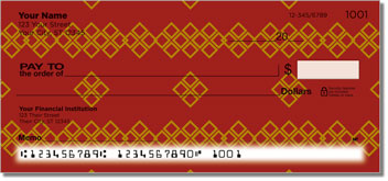 Navajo Blanket Design Checks