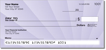 Rays of Light Personalized Checks