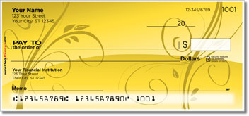 Peaceful Vine Personalized Checks