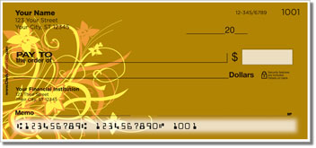 Floral Explosion Theme Checks