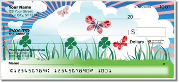 Cute Butterfly Theme Checks