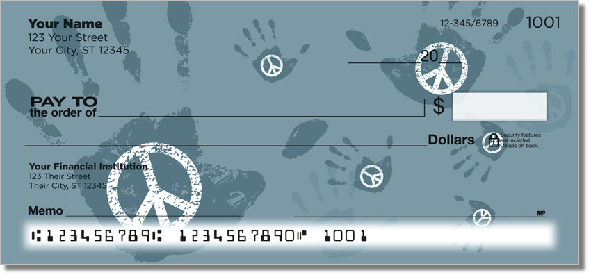 Peace & Love Checks