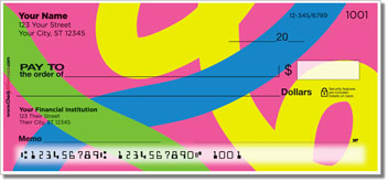 Paint Strokes Personalized Checks
