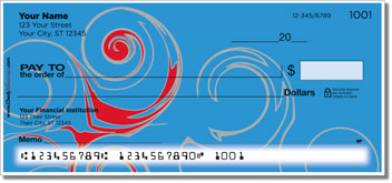 Seashell Swirl Personalized Checks