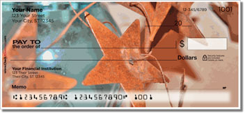 Rustic Star Personalized Checks