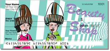 Beauty Shop Personalized Checks