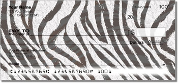 Animal Print Personalized Checks