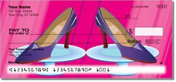 Shoe Shopping Personalized Checks
